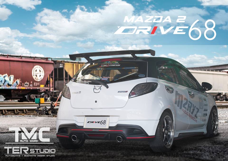 ชุดแต่ง Mazda 2 2008 4D&5D By Drive68