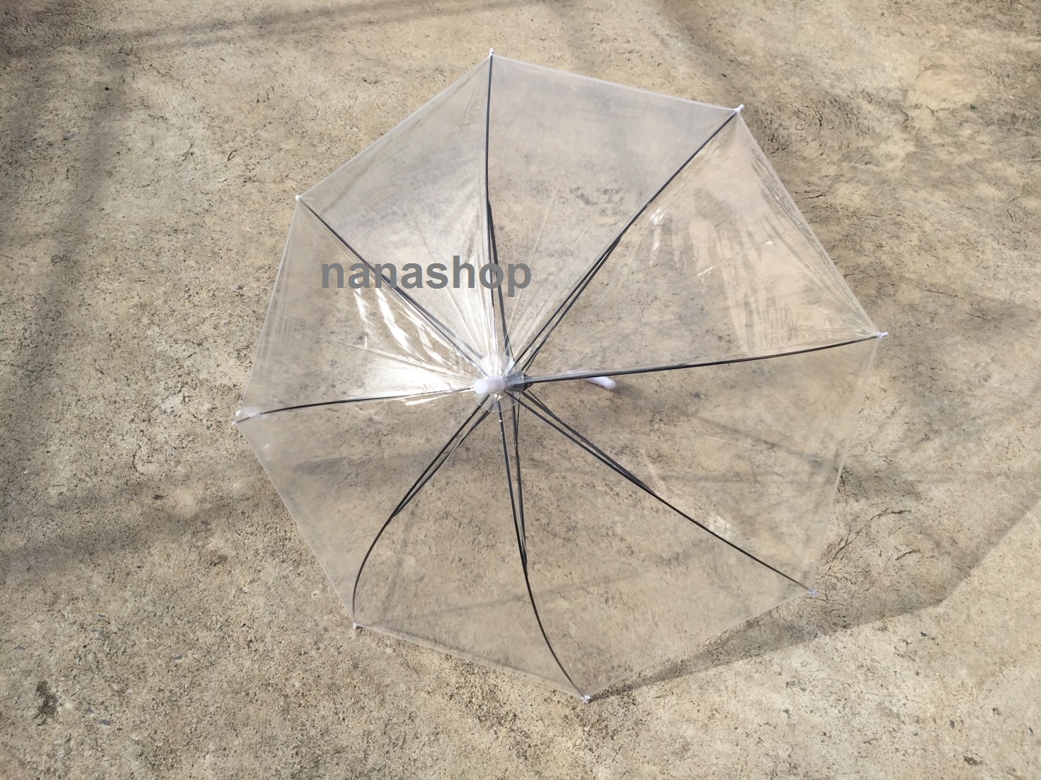 ร่มตอนเดียว22นิ้ว ร่มพลาสติกใส ร่มใส ร่มสีใส ขายปลีกและส่ง ร่มใสราคาส่ง