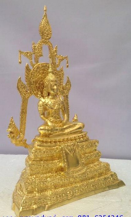 พระ สมเด็จองค์พระปฐม 5 นิ้ว ลงรัก ปิดทอง