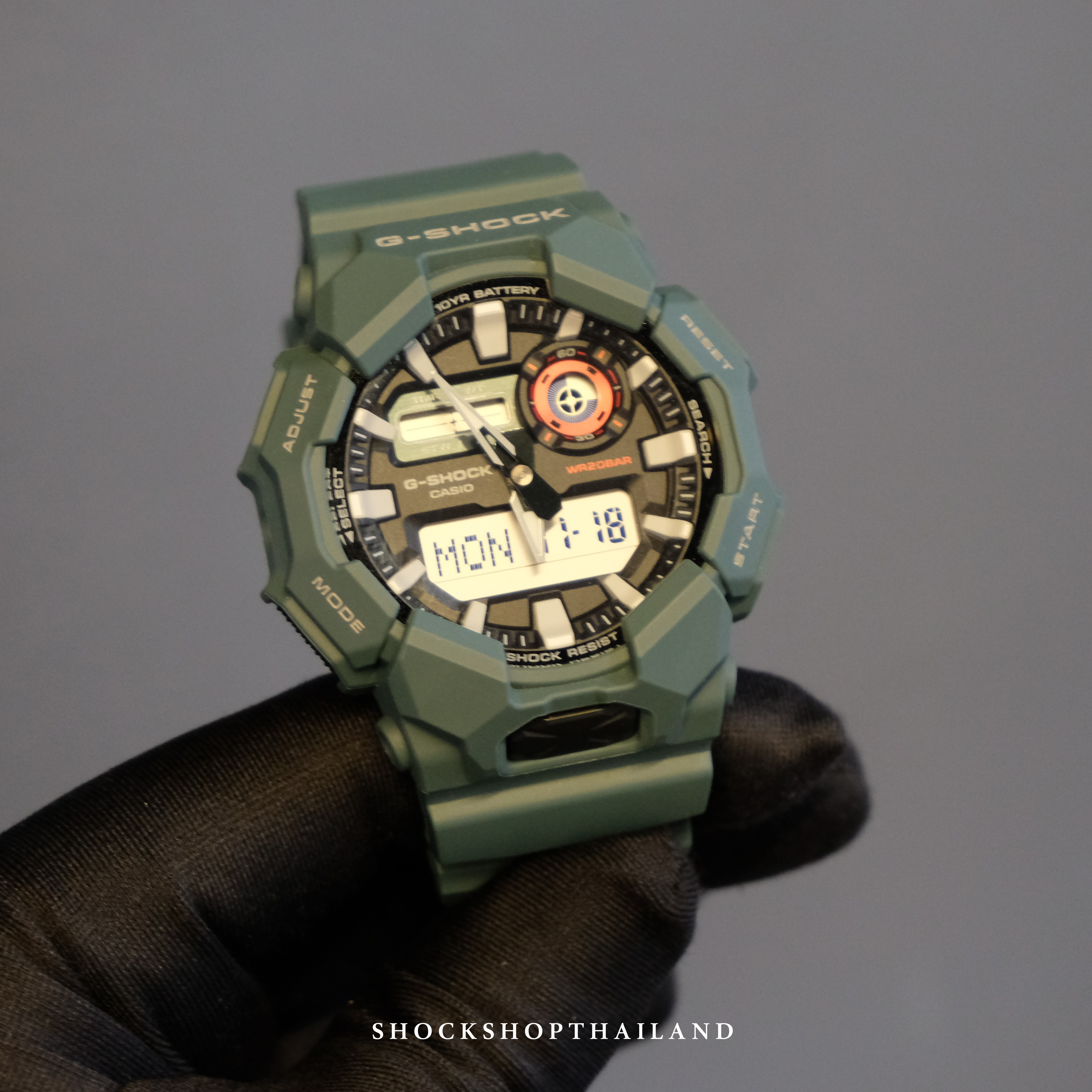 Casio G-Shock นาฬิกาผู้ชาย รุ่น GA-010-2A ซีรีส์ GA-010 จีช็อค