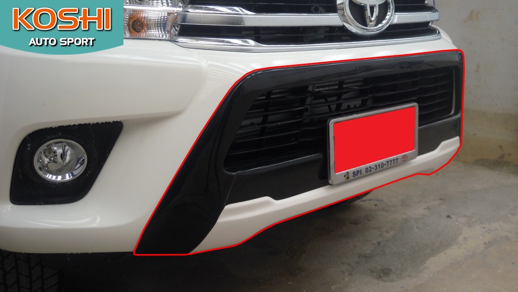 ครอบจมูกกันชนหน้า Toyota Revo ยี่ห้อ AOS