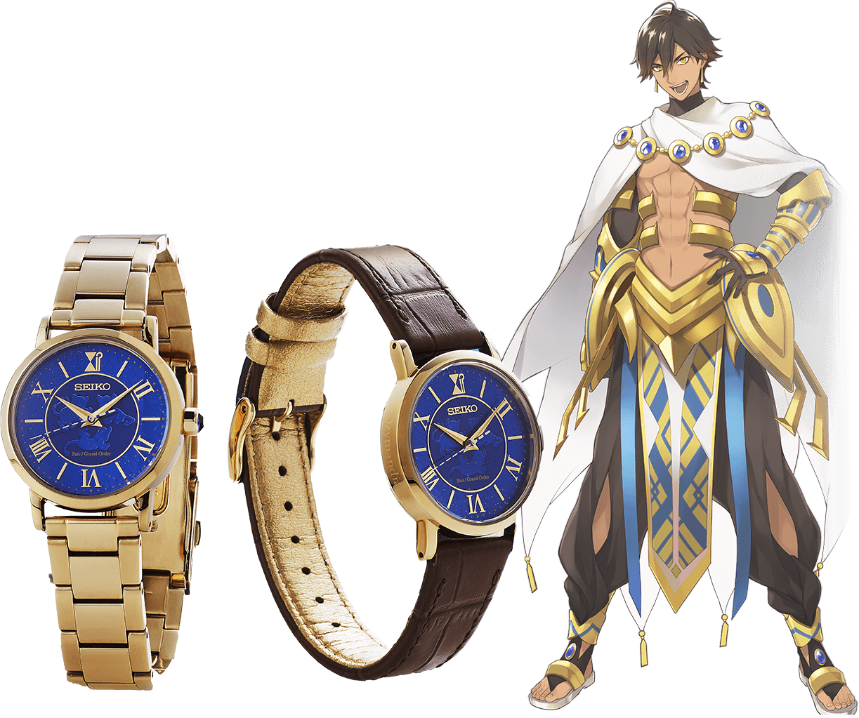 Fate/Grand Order - Ozymandias Wristwatch and Stand - Leather Strap Included