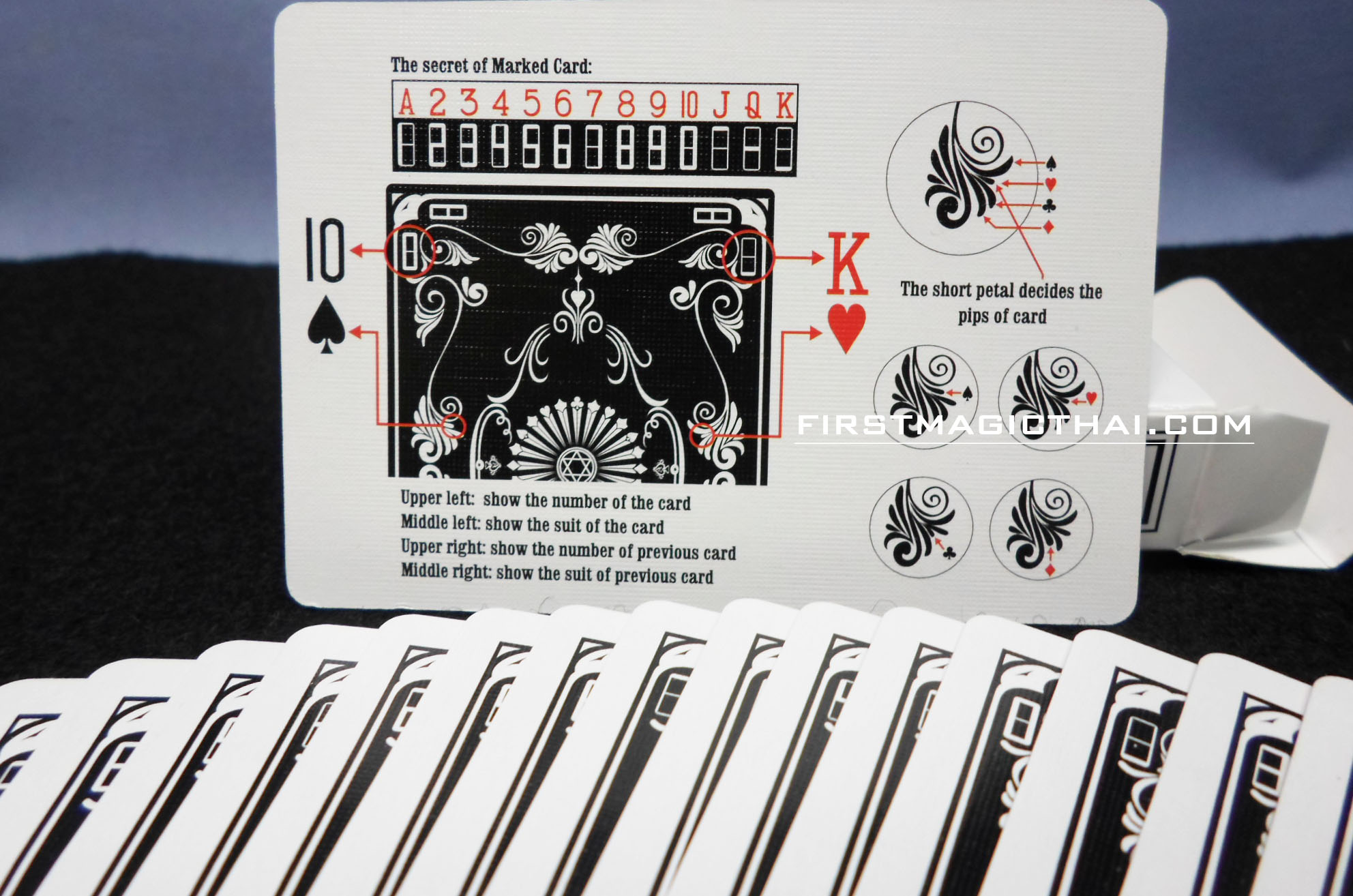 Dragon Deck ปลายเรียว+แกะดอก