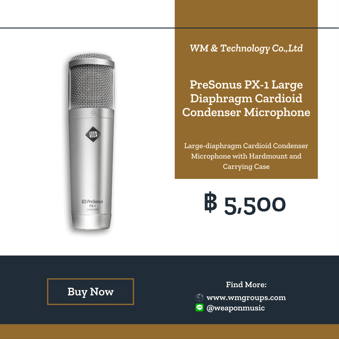 PreSonus PX-1 Large Diaphragm Cardioid Condenser Microphone