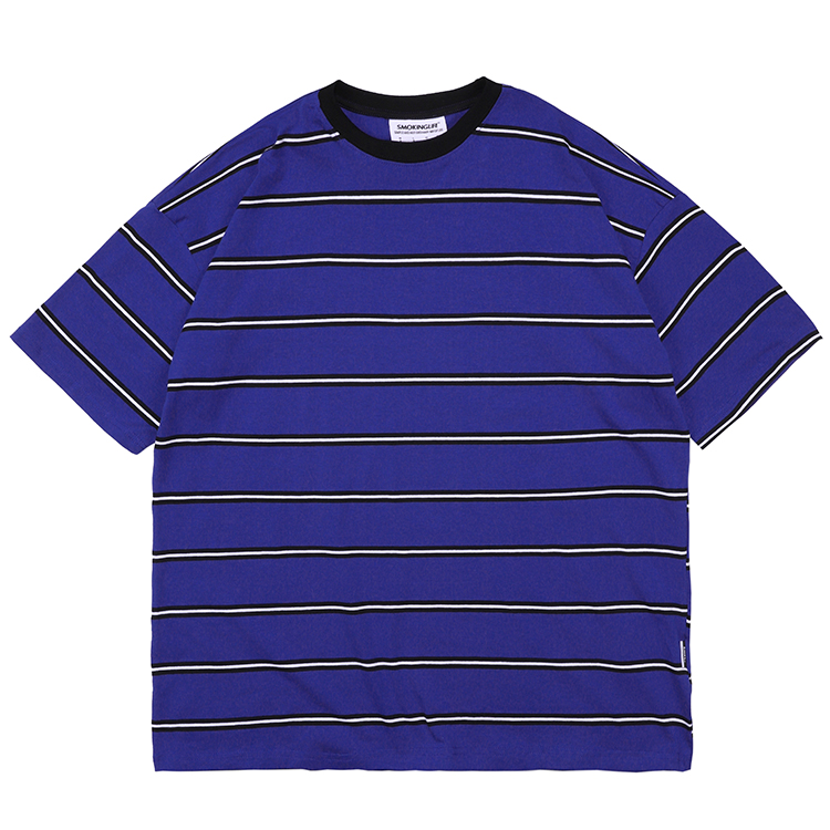 เสื้อยืดโอเว่อร์ไซส์สีน้ำเงิน Smokinglife [SMKL]