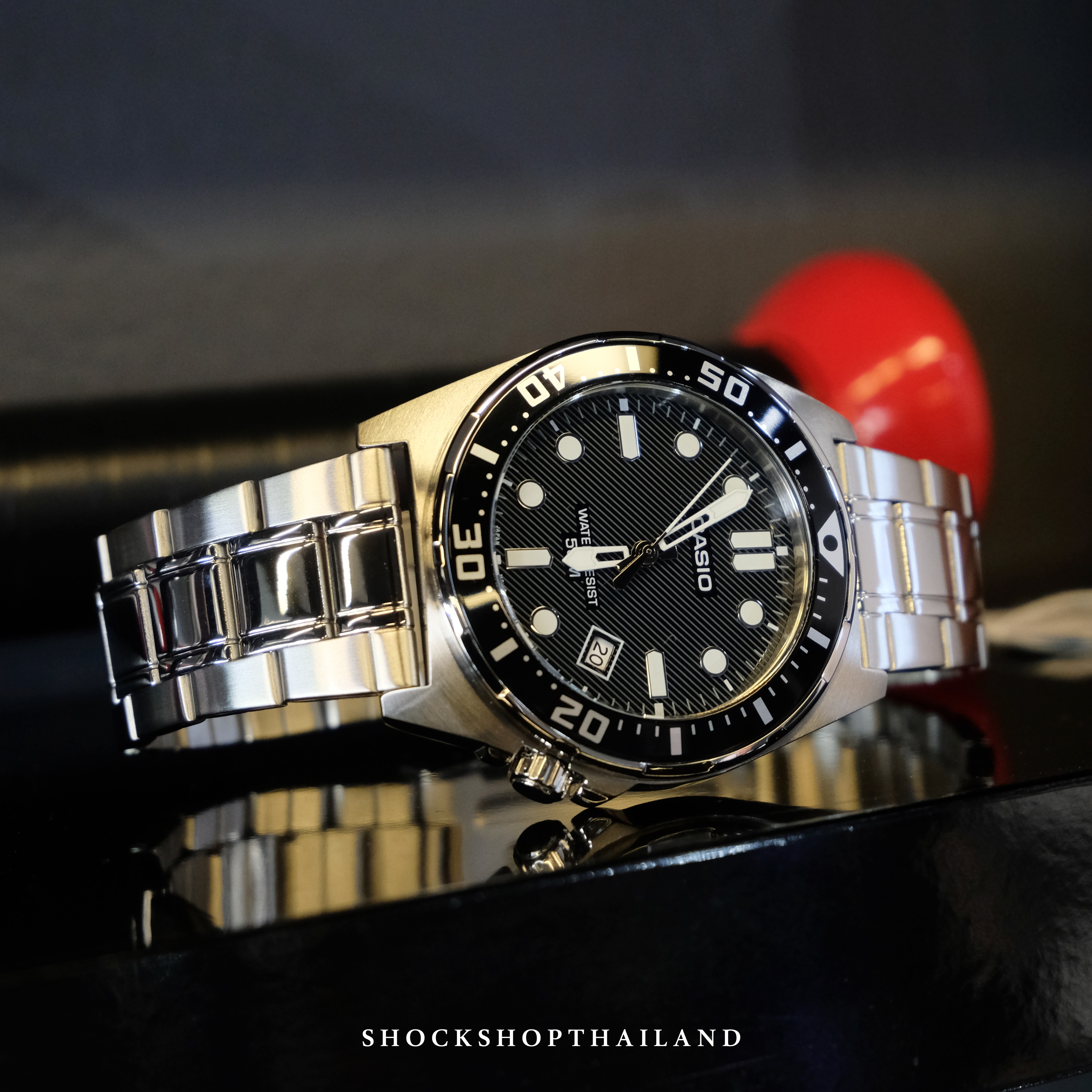 นาฬิกาผู้ชาย CASIO รุ่น MTD-135D-1AV คาสิโอ