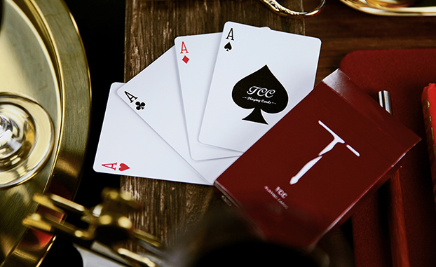 TCC Poker Sword T Playing Cards (RED)