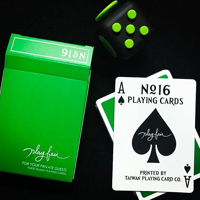 Play Fair V2 Playing Cards (Green)