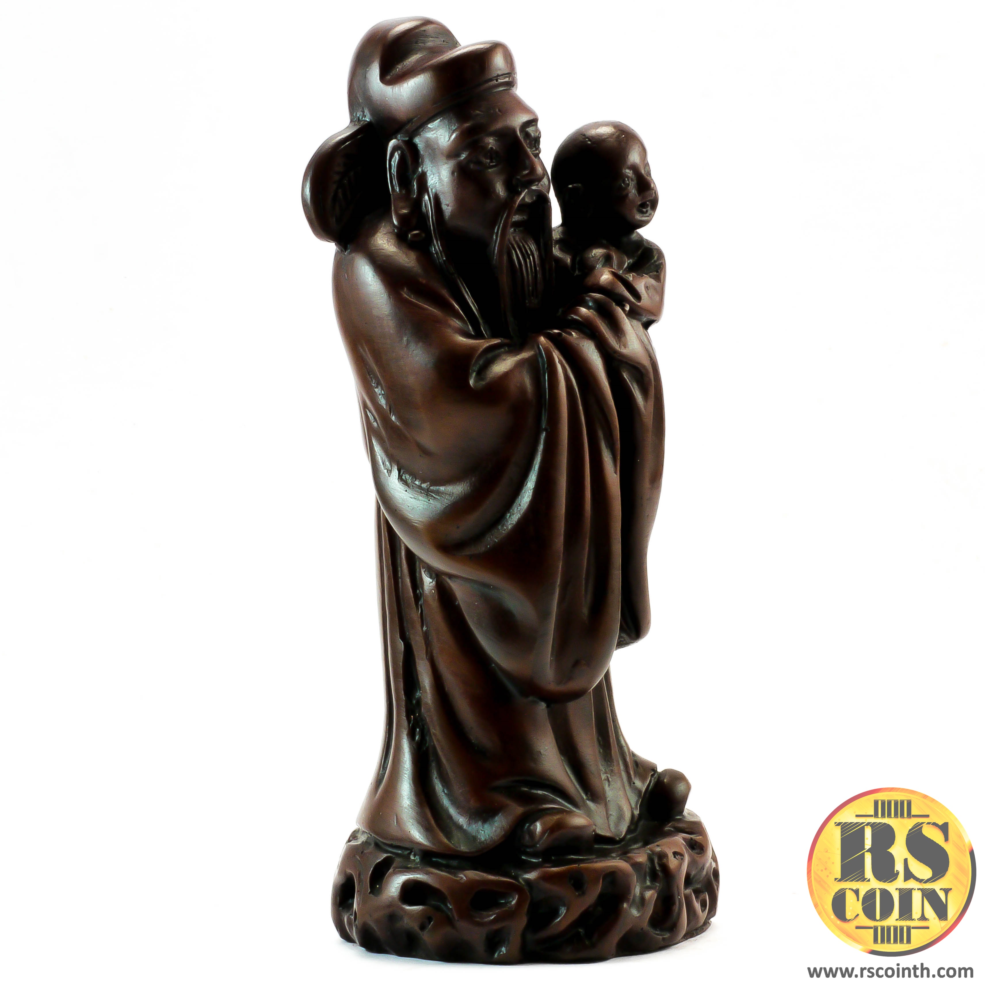 รูปปั้นหิน - เทพเจ้าจีน ฮก ลก ซิ่ว (Thai Sculpture Stone Gods Fu, Lu, And Shou)