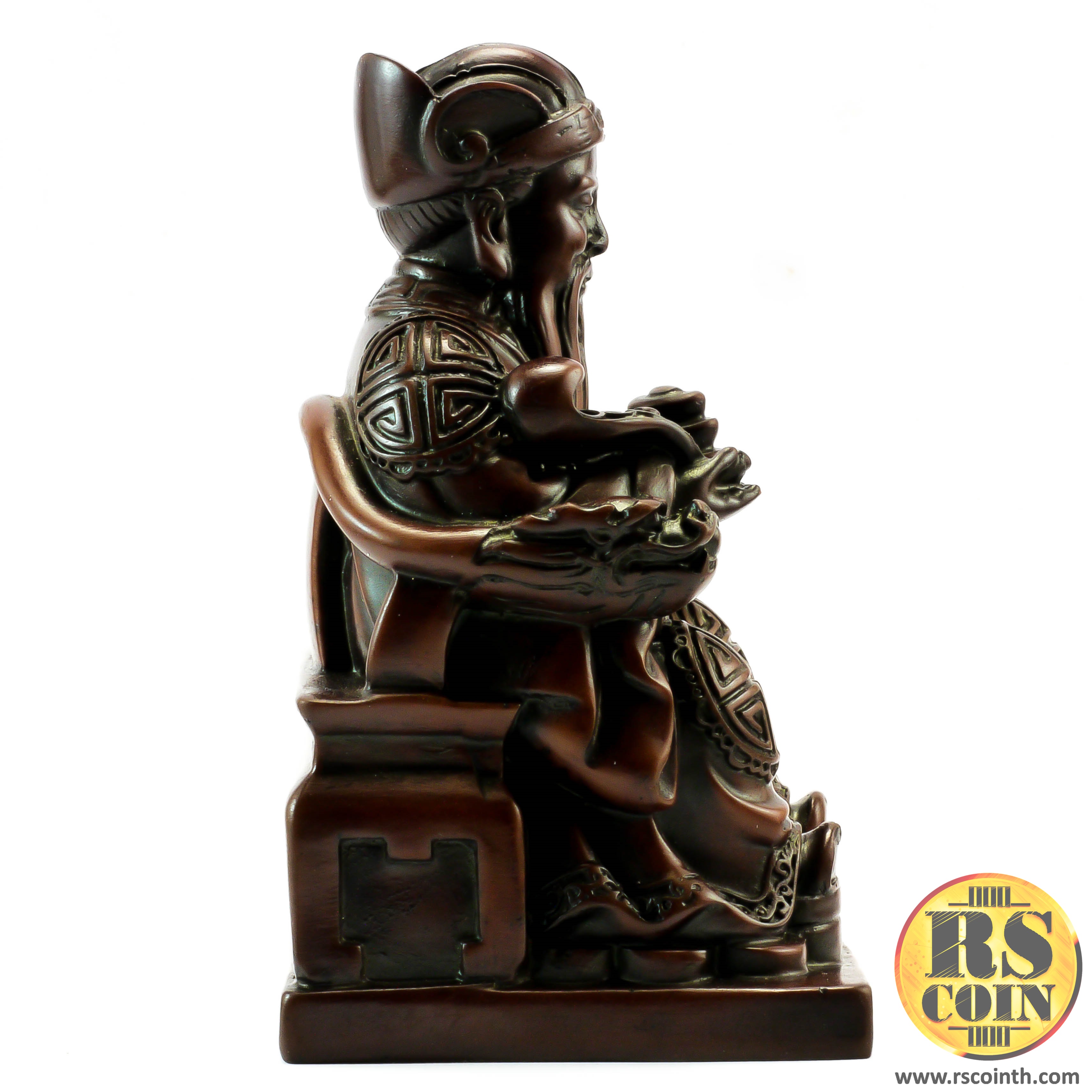 รูปปั้นหิน - ไฉซิ้งเอี้ย เทพเจ้าแห่งโชคลาภ (Thai Sculpture Stone Cai Shen God)