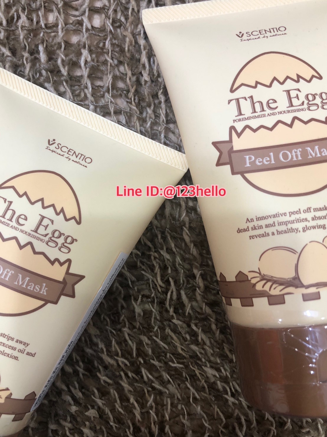 SCENTIO The Egg Peel Off Mask เซนทิโอ ดิเอ้ก พีล ออฟ มาร์ค 100 ml.