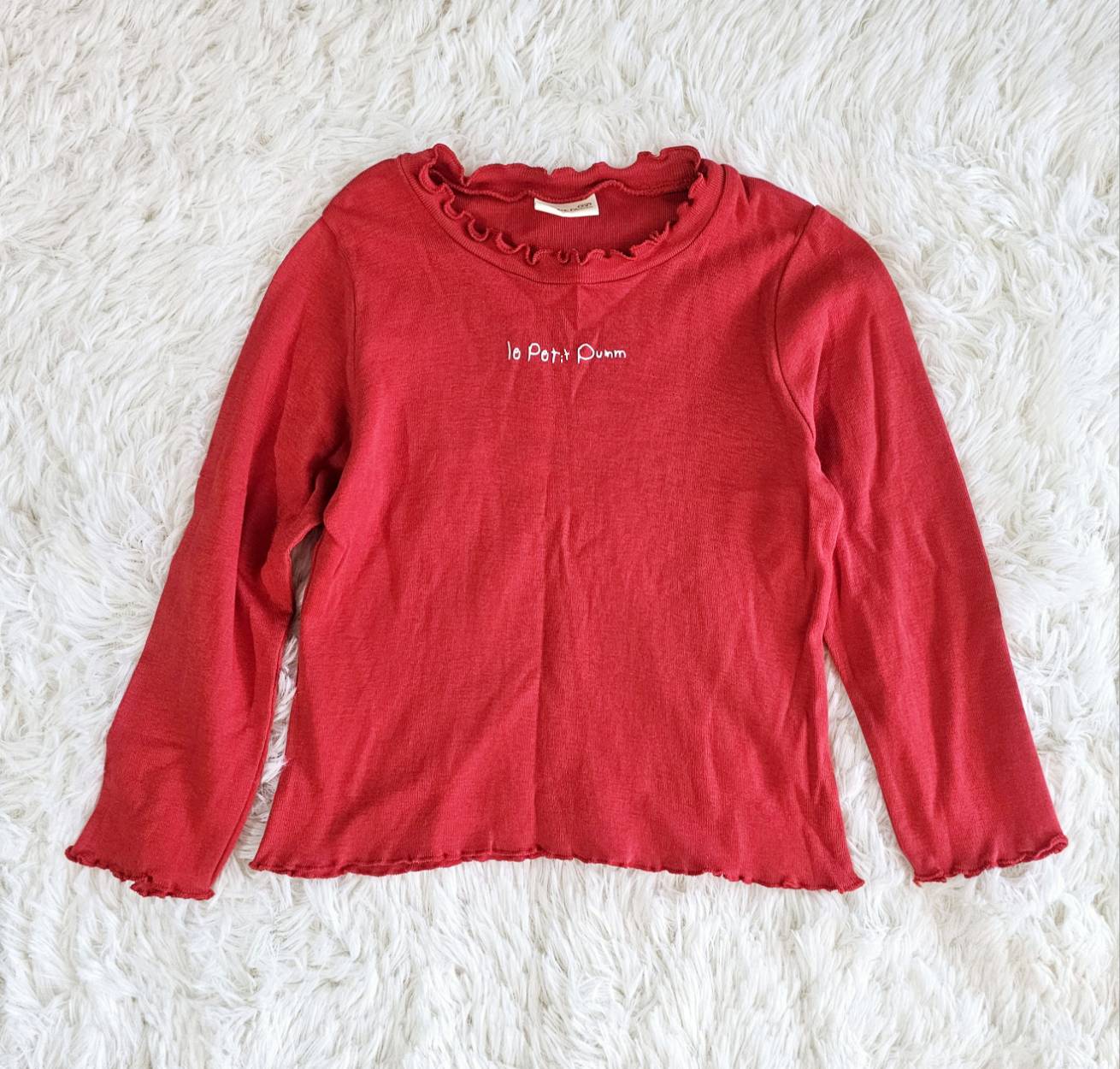 เสื้อแขนยาวเด็ก PUMM BASIC By Le Petit Pumm ไซส์ 3y มือสอง สภาพดี 80% ไม่มีตำหนิ