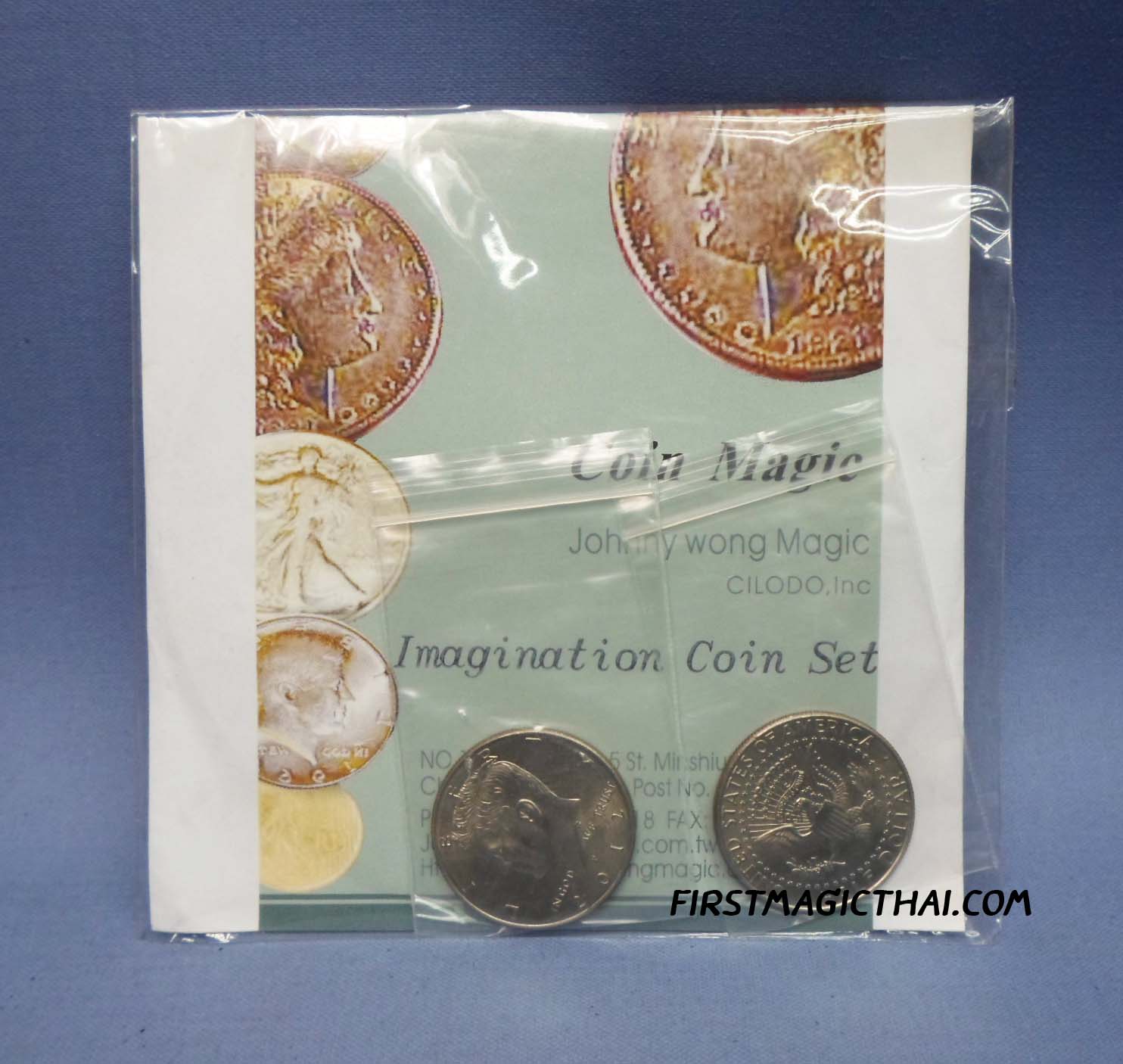 เหรียญทะลุ บุหรี่เป็นเหรียญจีนคู่ / Imagination Coin Set By Johnny Wong's