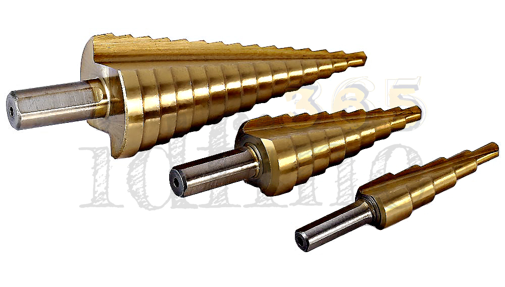 Step Drill ชุดดอกเจาะคว้านรู 4-32 mm High Speed Steel ชุบไทเทเนียม คุณภาพดี ราคาถูกใจ ส่งฟรีลงทะเบียน