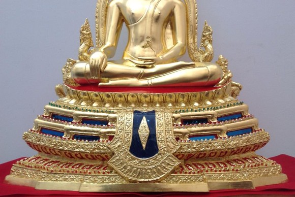 พระพุทธชินราช 12นิ้ว ทองเหลือง ปิดทองแท้