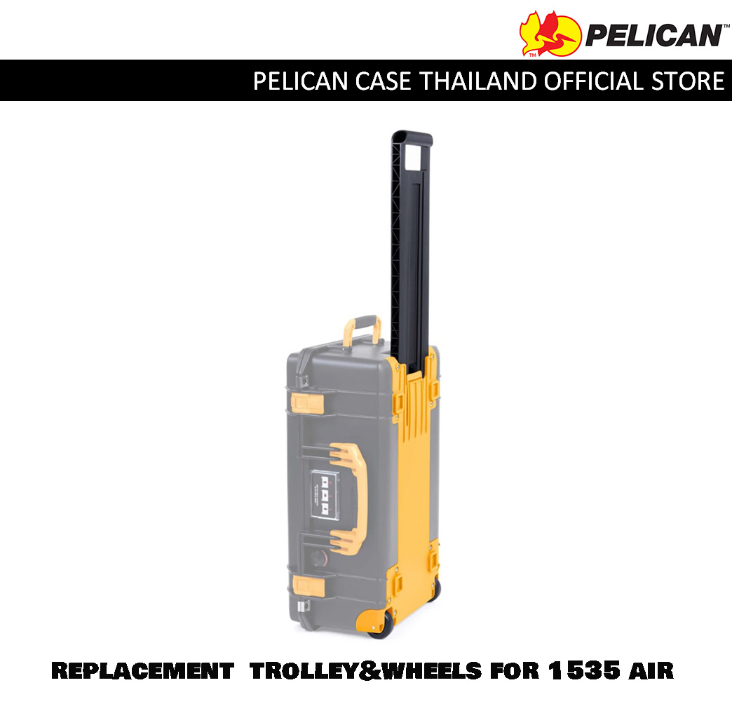 Pelican Replacement Trolley & Wheel Assembly For Air 1535 - Yellow
