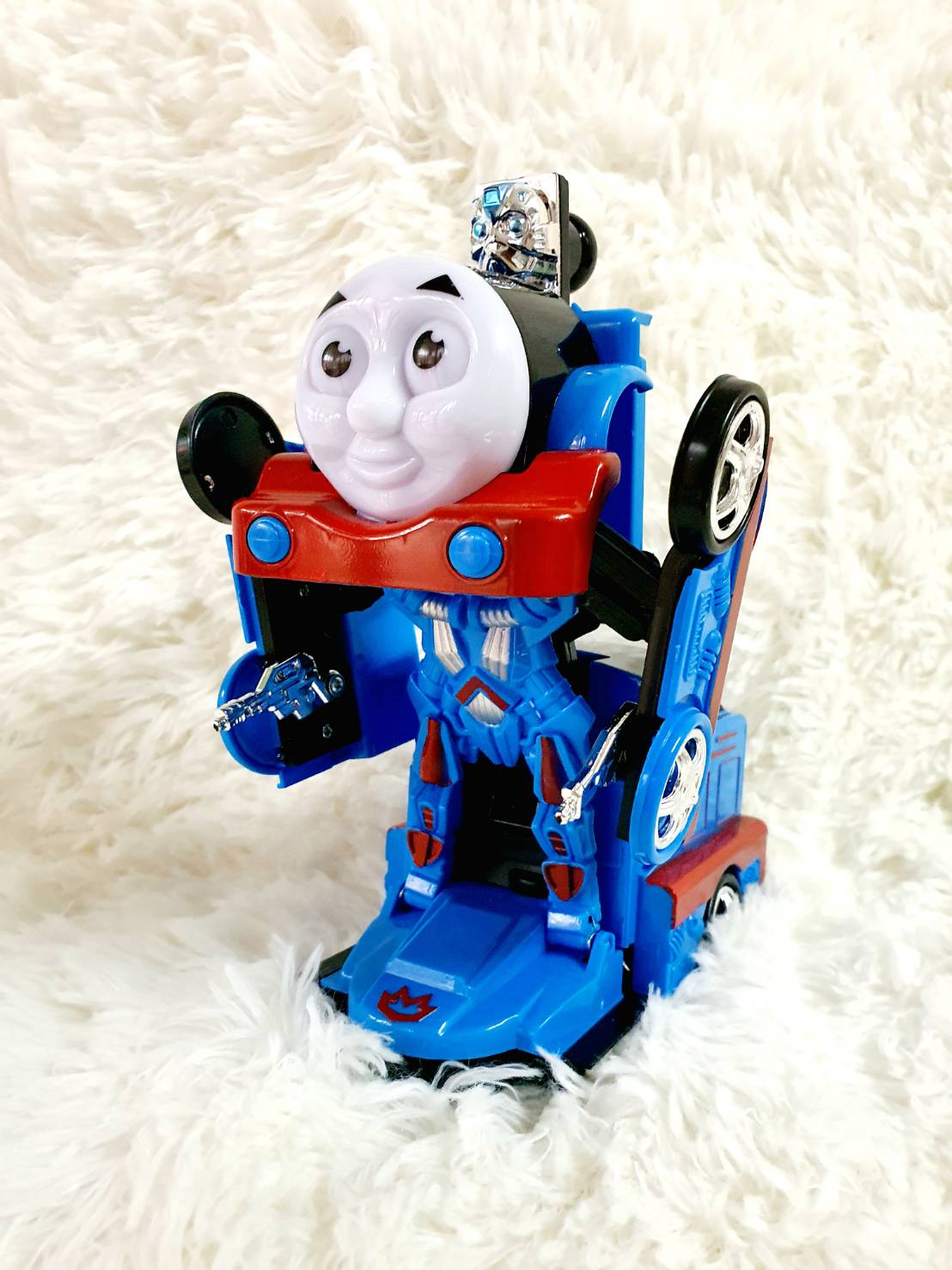 รถไฟโทมัส แปลงร่างได้ ใส่ถ่าน มีเพลง มีเสียง มือสอง เหมือนใหม่