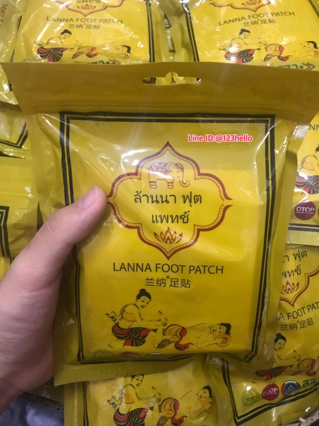 Lanna Foot Patch ล้านนา ฟุต แพทช์ 90 กรัม
