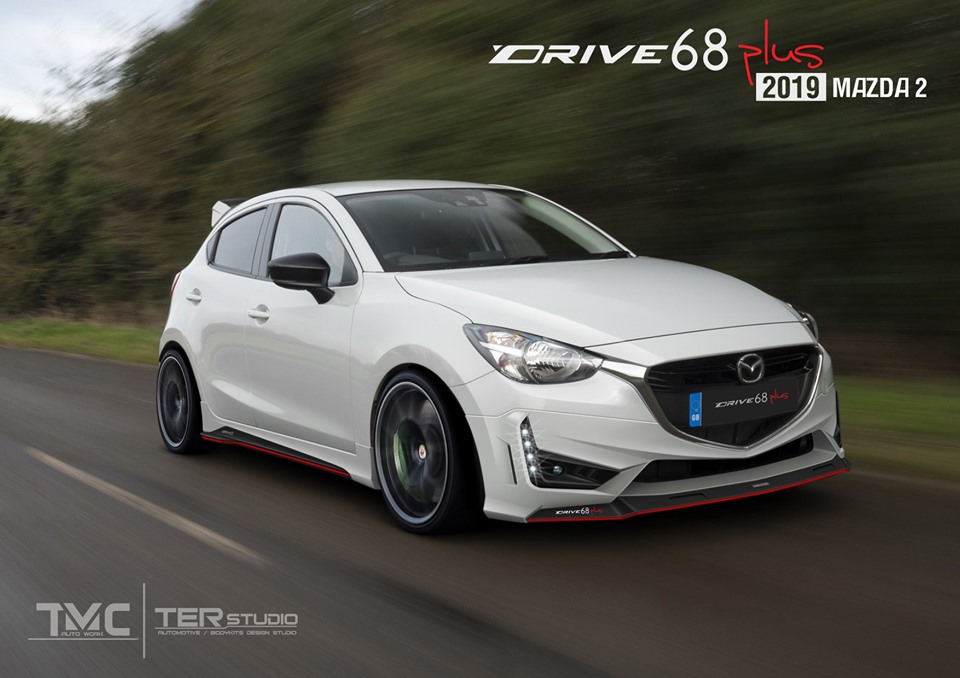 ชุดแต่ง Mazda 2 2015-2019 By Drive68 Plus