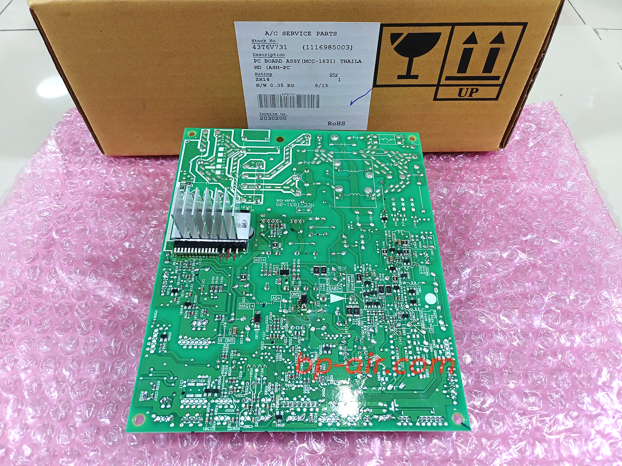 แผงบอร์ดคอยล์เย็น 42TSF0241BP