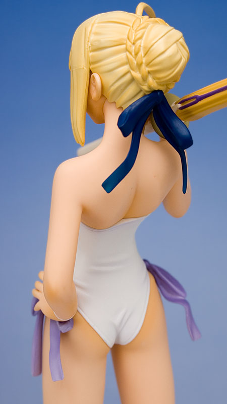 Saber White Swims