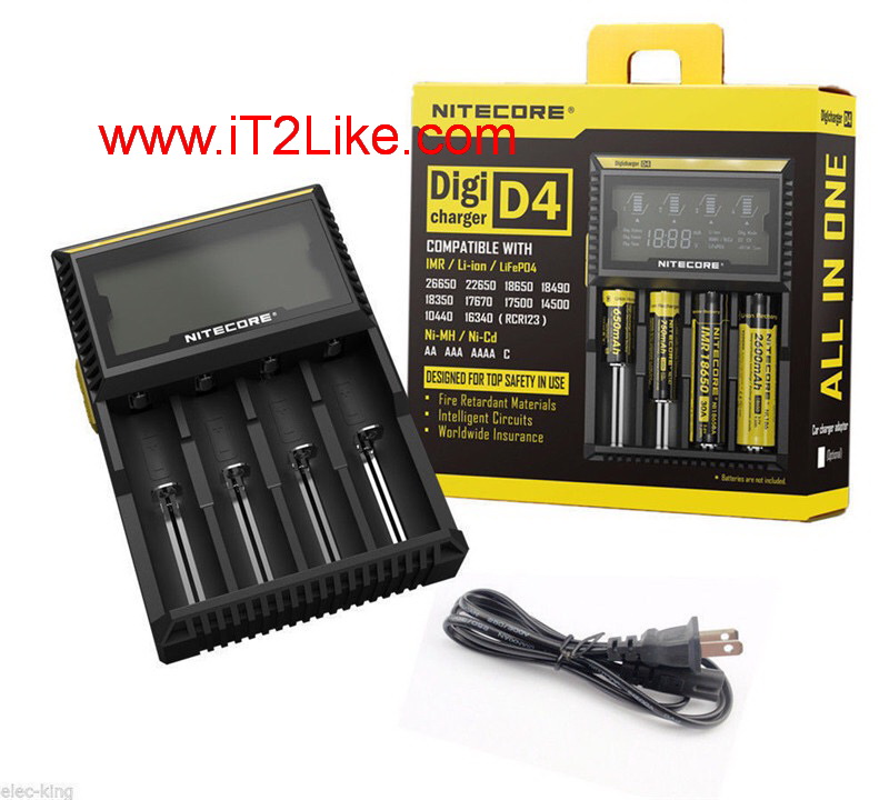 เครื่องชาร์จถ่านอัจฉริยะ Nitecore D4