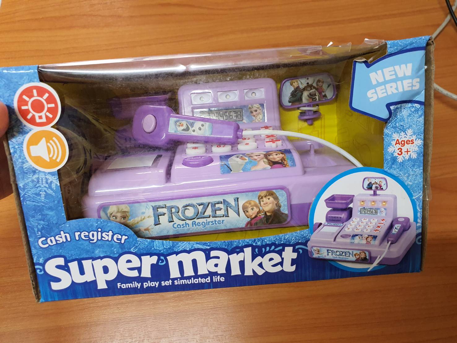 เครื่องเก็บเงิน แคชเชียร์ ของเล่นบทบาทสมมติ Super market