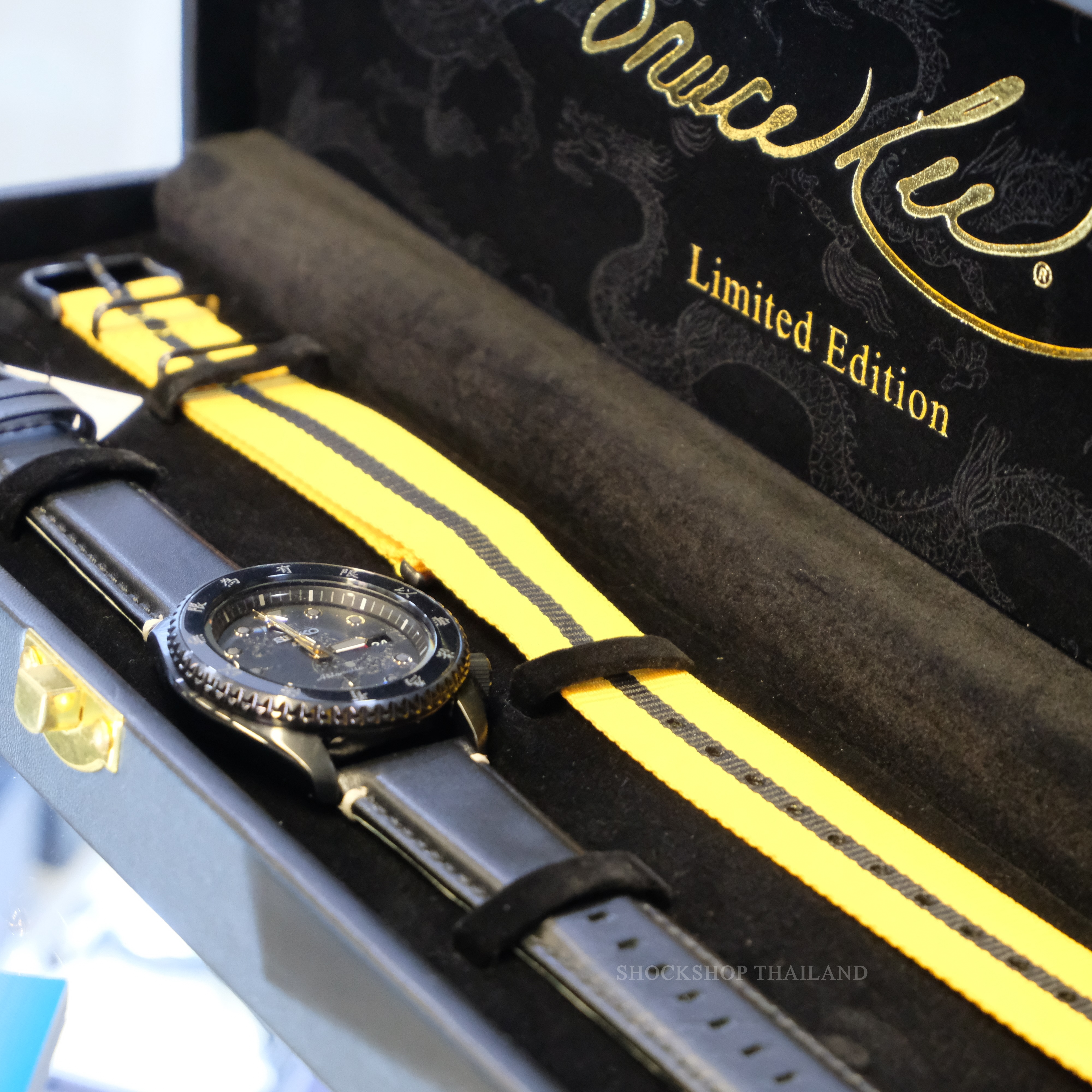 นาฬิกาข้อมือผู้ชาย Seiko 5 Sports Bruce Lee Limited Edition รุ่น SRPK39K ไซโก