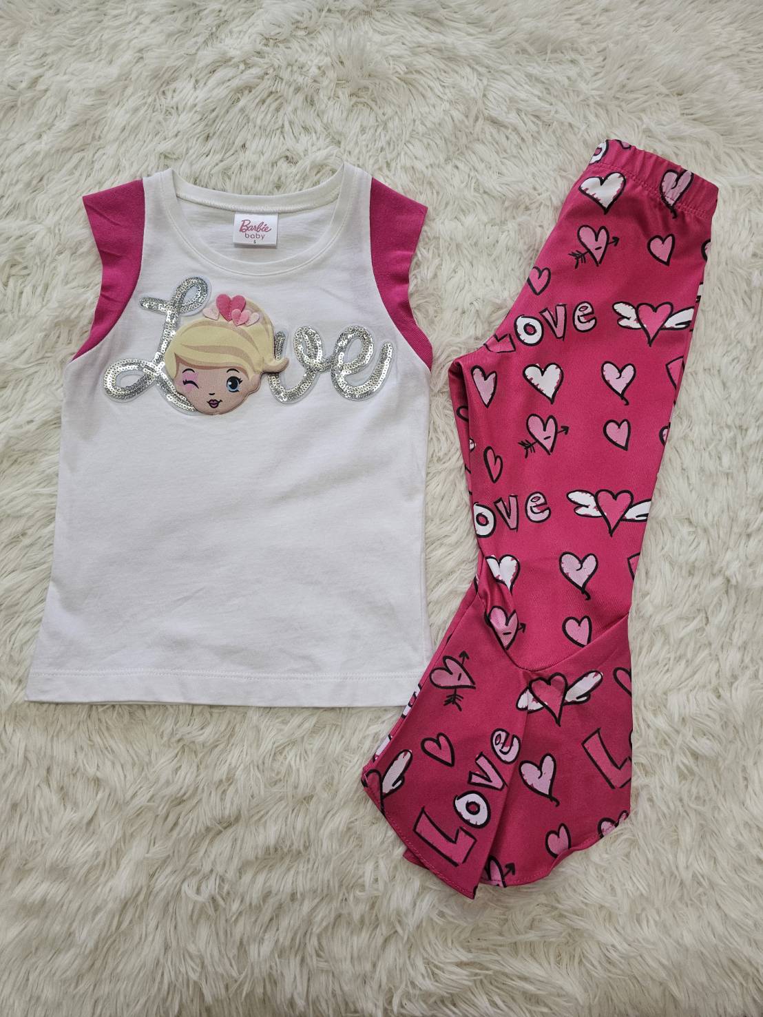 ชุดเซ็ท Barbie Baby ไซส์ S/24m by ChaLom มือสอง เหมือนใหม่ ไม่มีตำหนิ