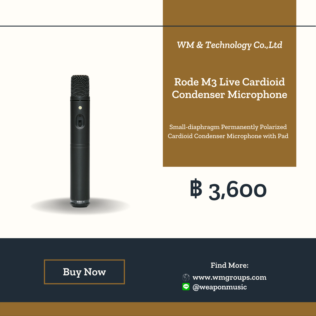 Rode M3 Live Cardioid Condenser Microphone