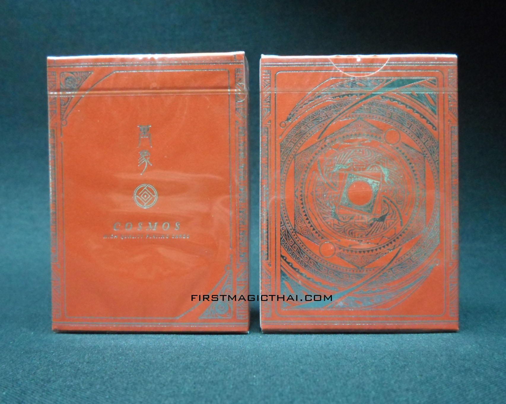 Red COSMOS Playing Cards by Horret Wu