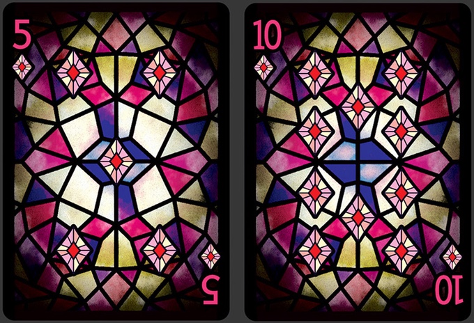 Bicycle Stained Glass Playing Cards