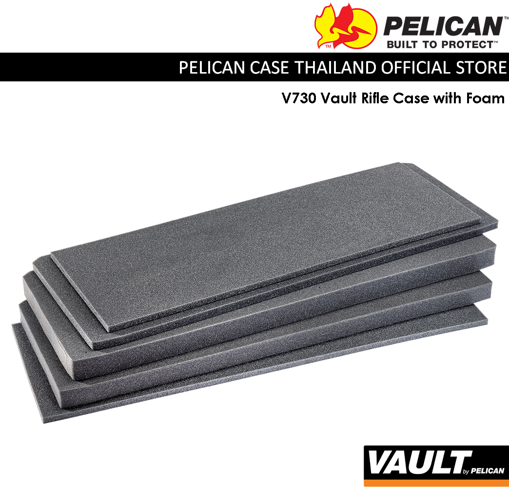 Pelican V730 Vault Tactical Rifle Case with Foam - Desert Tan