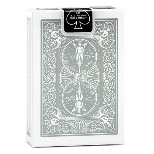 Bicycle Rider Back Playing Cards (Silver)