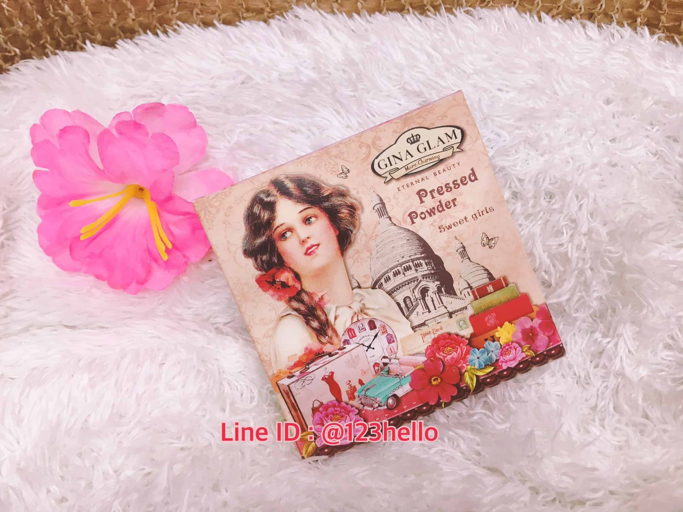 แป้ง gina glam