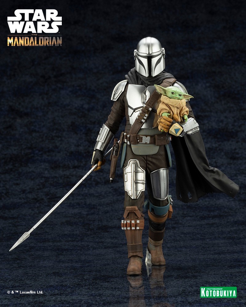 MANDALORIAN & GROGU with Beskar Staff ARTFX