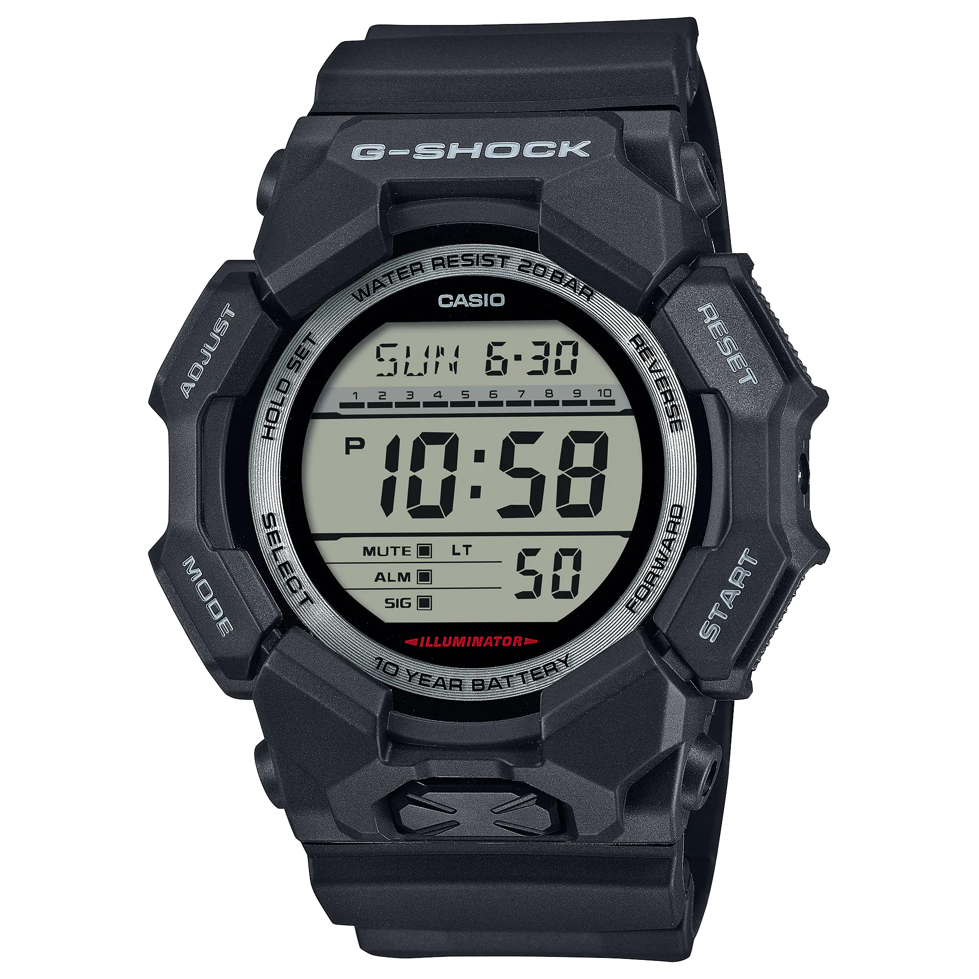 Casio G-Shock นาฬิกาผู้ชาย รุ่น GD-010-1 ซีรีส์ GD-010 จีช็อค