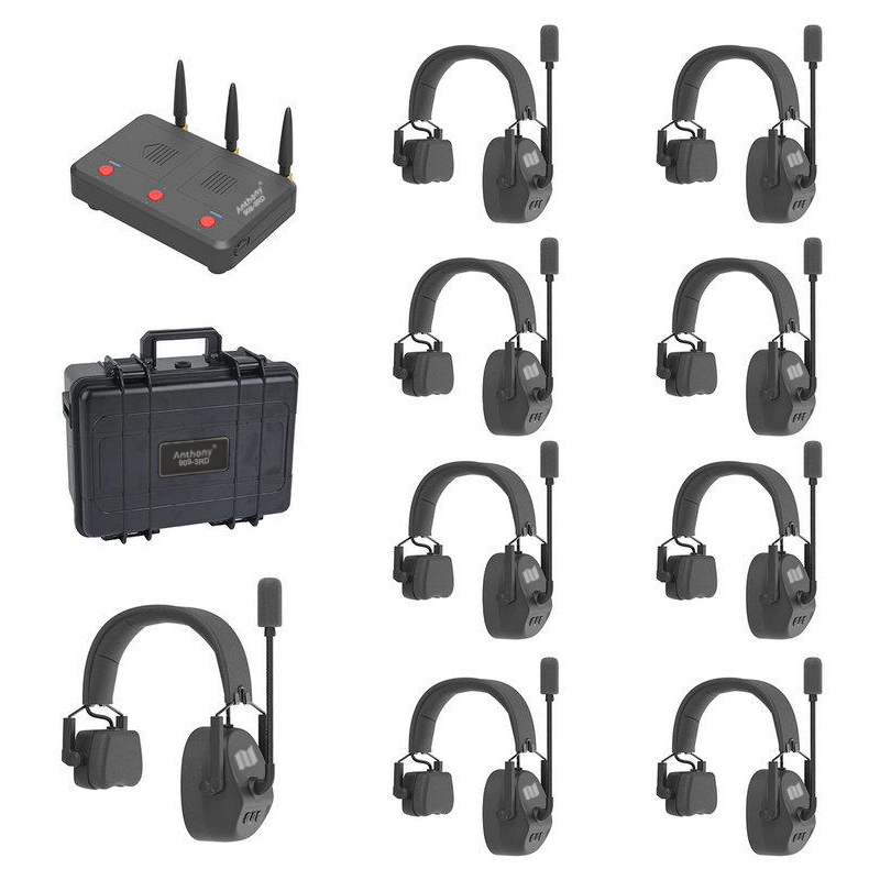 Anthony Septem909 (3RD Gen) Wireless Intercom 1 Master 8 Client