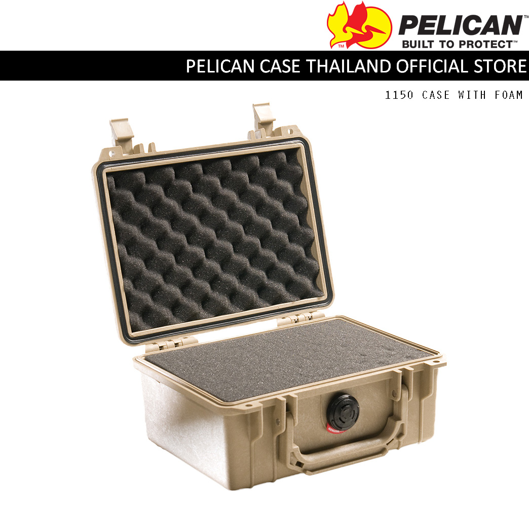 PELICAN 1150 CASE WITH FOAM - DESERT TAN