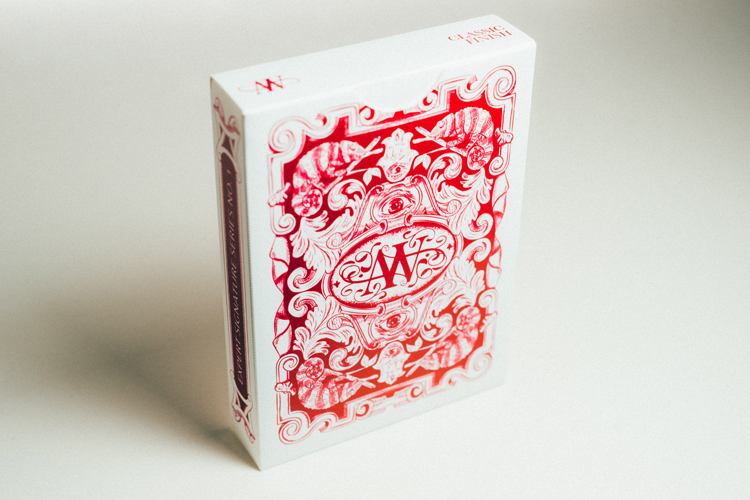Chameleons Red Playing Cards
