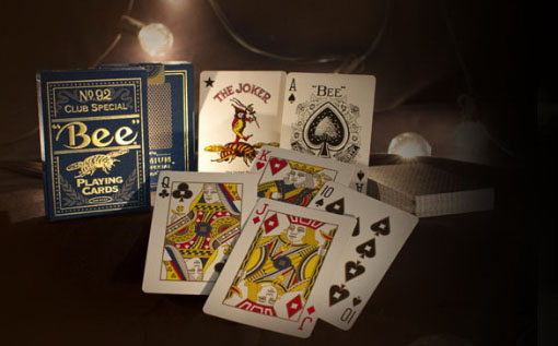 Bee Gold Edition Coterie Playing Cards (Blue)