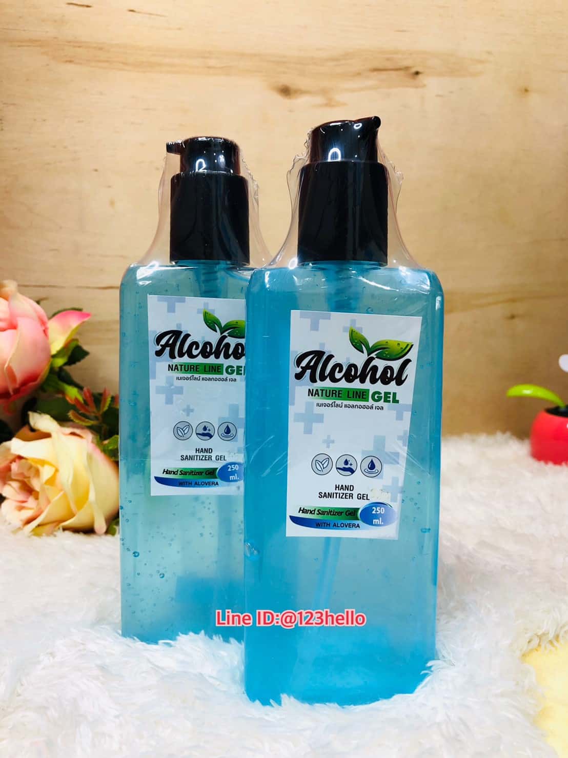 NATURE LINE Alcohol GEL 250 มล. เนเจอร์ไลน์ แอลกฮอล์ เจล