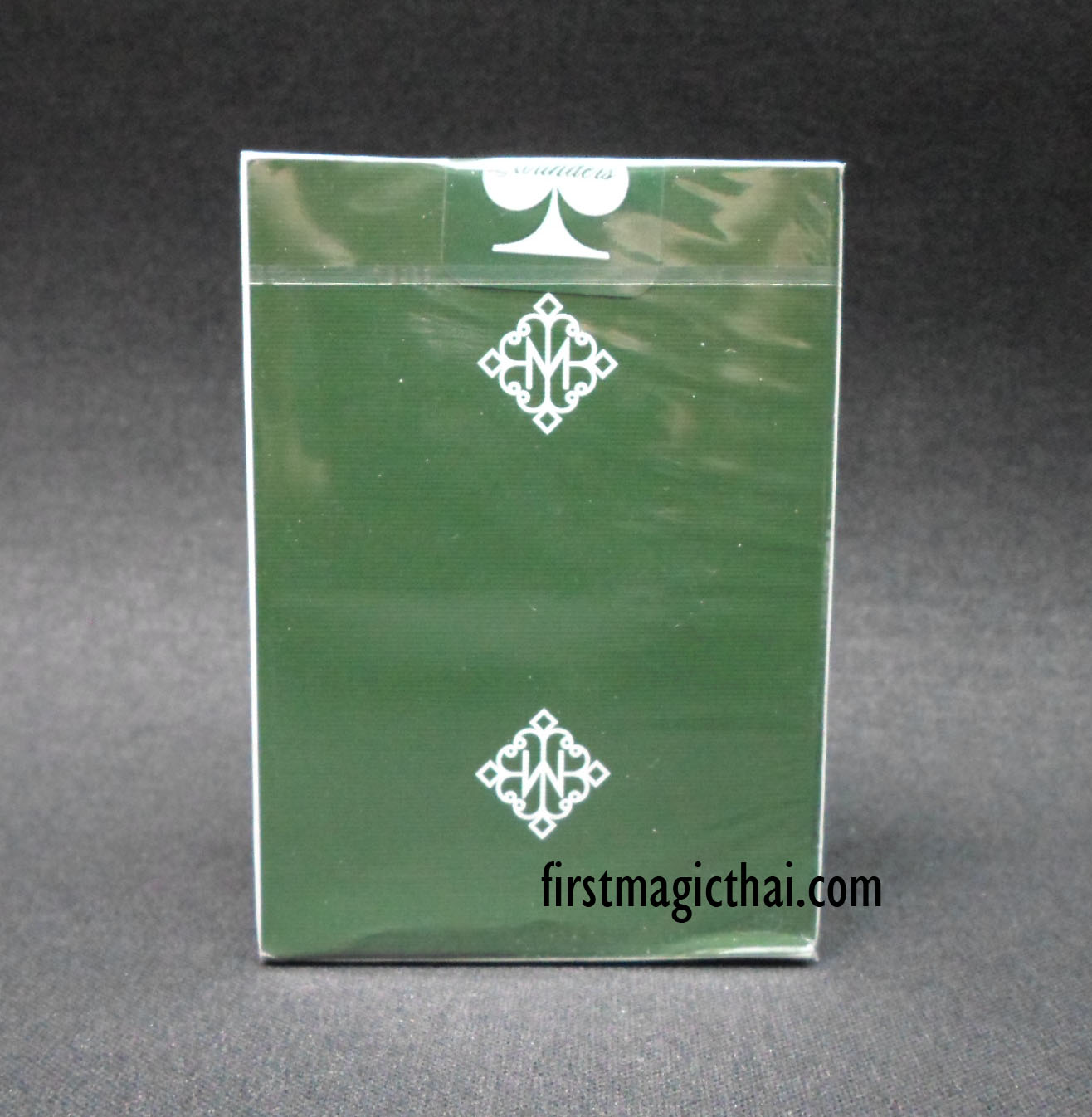 Green Rounders Playing Cards