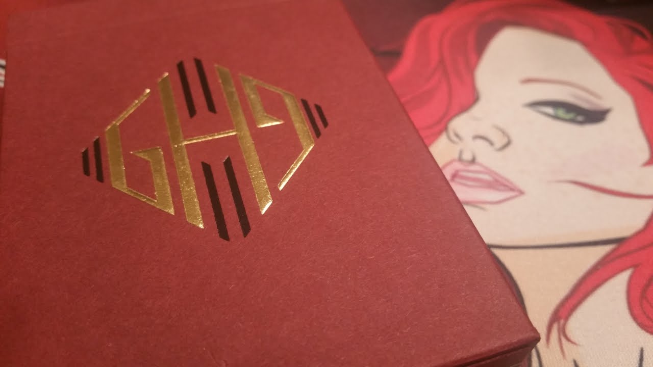 Guy Hollingworth Burgundy Playing Cards By Dan and Dave