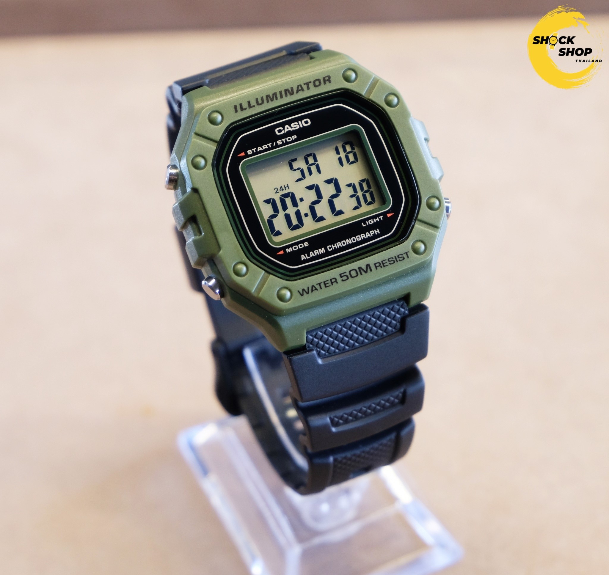 นาฬิกาข้อมือ Casio รุ่น W-218H-3AV คาสิโอ