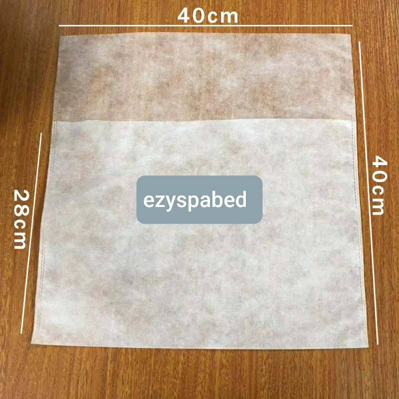 กระดาษคลุมหน้ากันเปื้อน ใช้แล้วทิ้ง สำหรับลองเสื้อ กันเครื่องสำอางค์