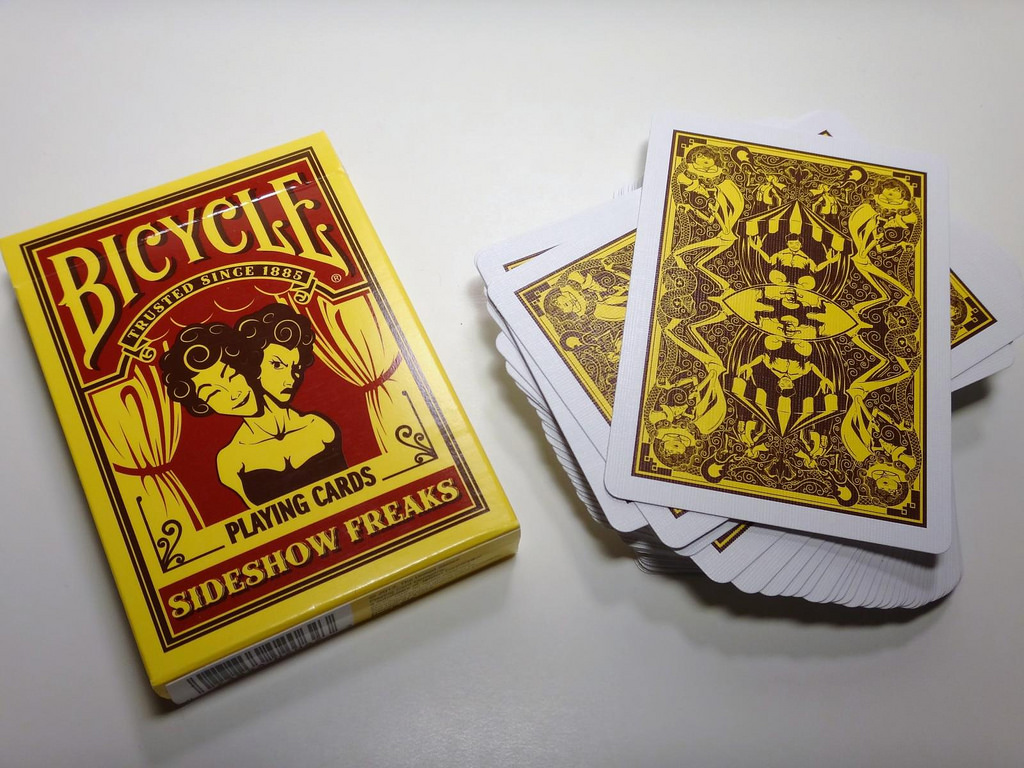 Bicycle Side show freaks Playing Cards