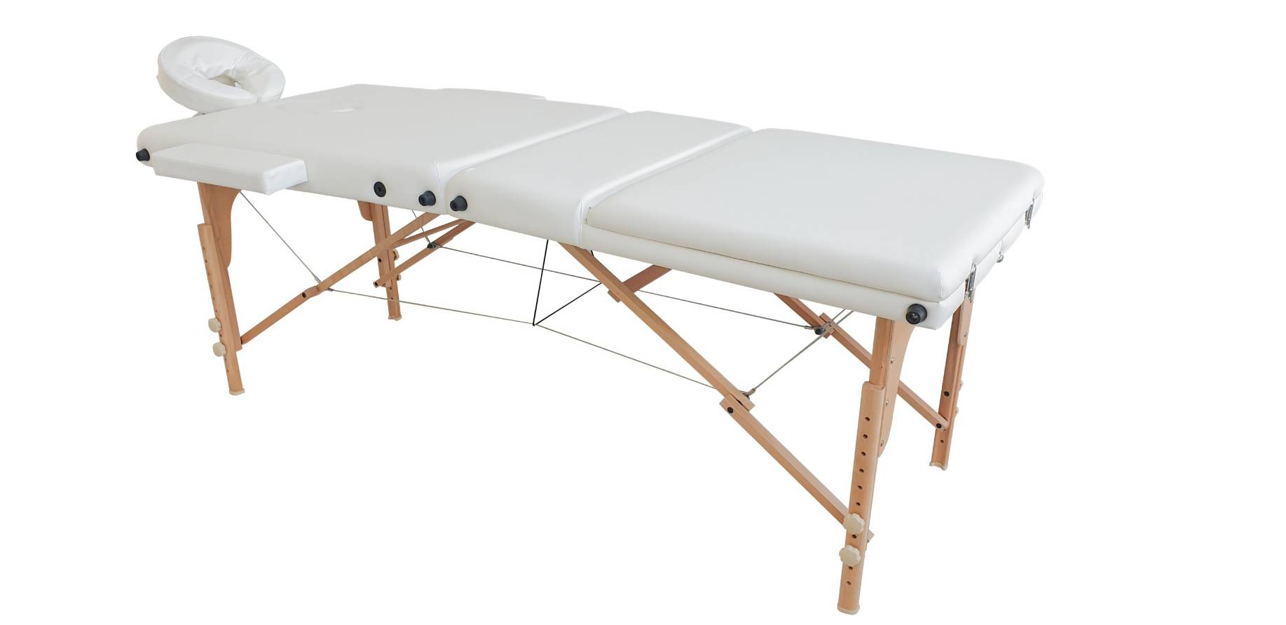 เตียงสปาพับได้ รุ่น Standard ETLโครงไม้ สีเขียว รับประกัน 1 ปี