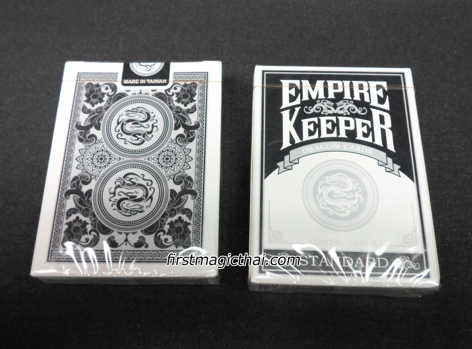 White Empire Keeper Dragon Playing Cards