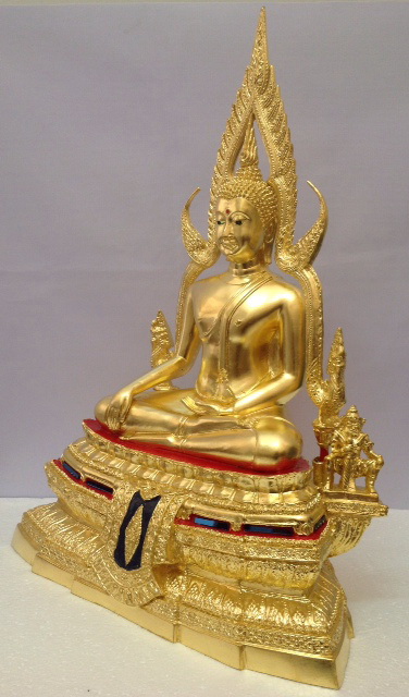 พระพุทธชินราช หน้าตัก 9นิ้ว ฐานเตี้ย ปิดทองแท้